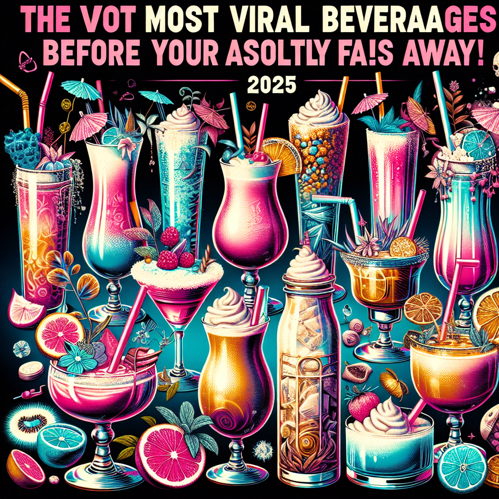 10 Minuman Viral 2025 yang Wajib Kamu Coba Sebelum Trendnya Berakhir!